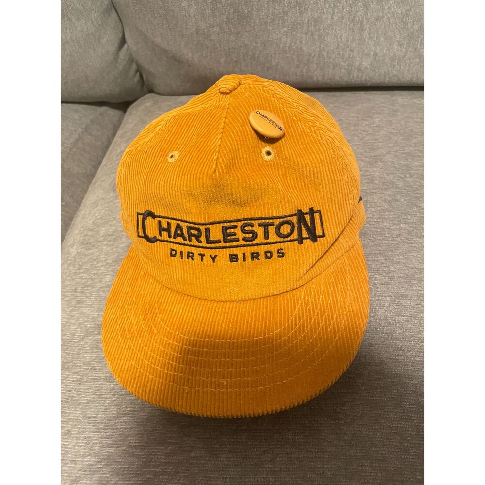 Official League Charleston Dirty Birds Golden Corduroy Snap Back Hat